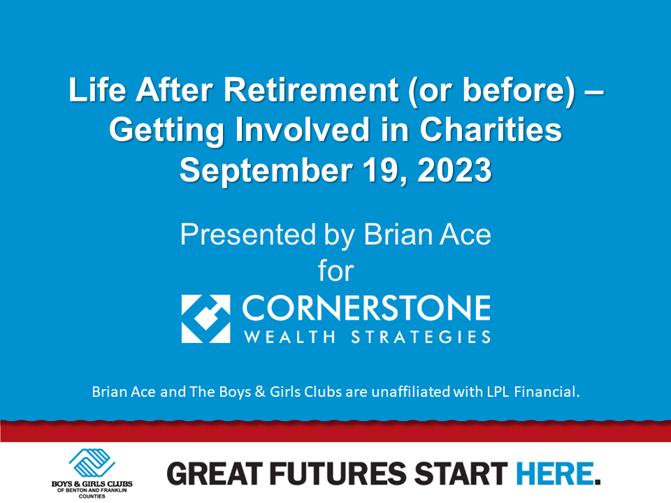 Read more about the article Life After Retirement – Getting Involved in Charities